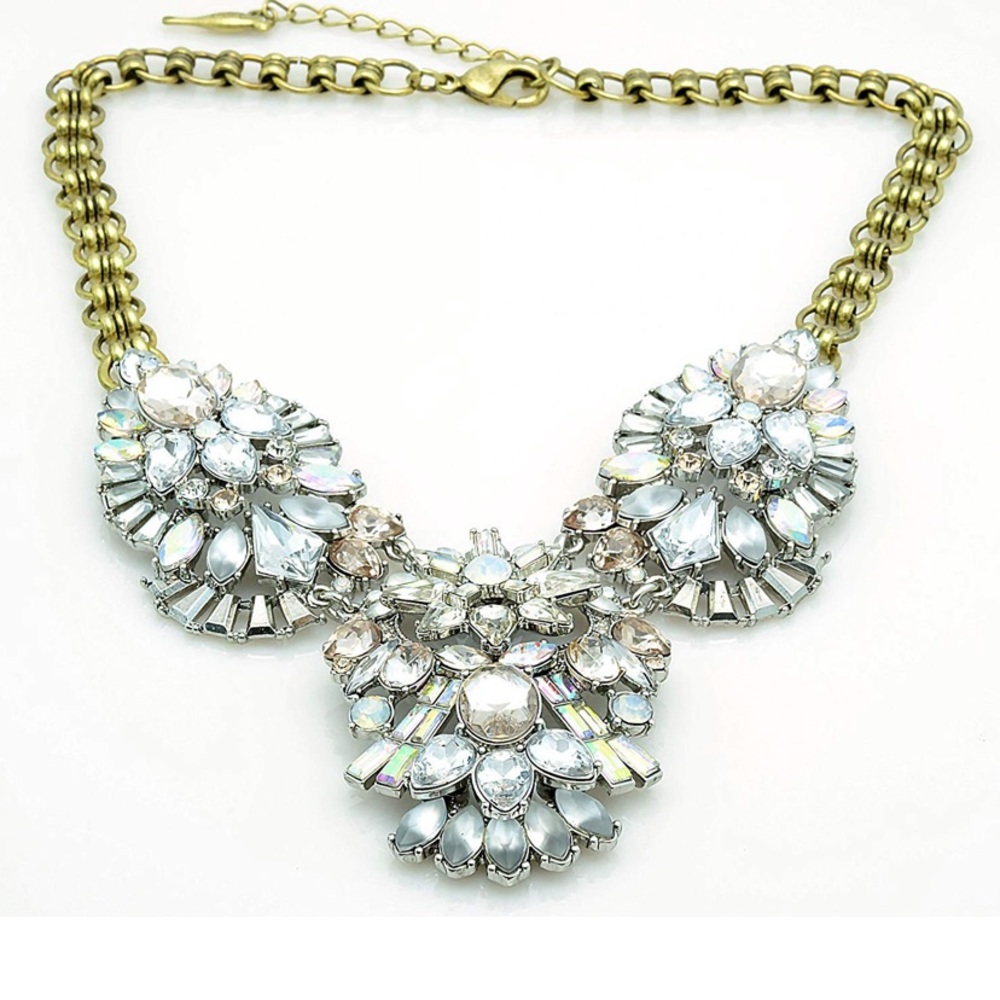 chloe + isabel Celestial Frost Statement Necklace